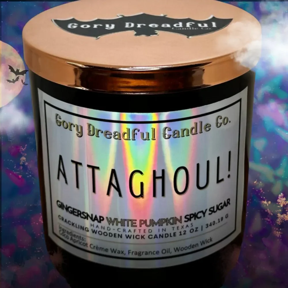 Gory Dreadful Candle Co attaghoul crackling